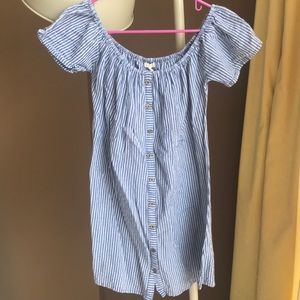 Blue stripe sundress